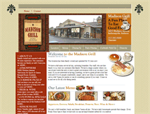 Tablet Screenshot of madisongrillindy.com